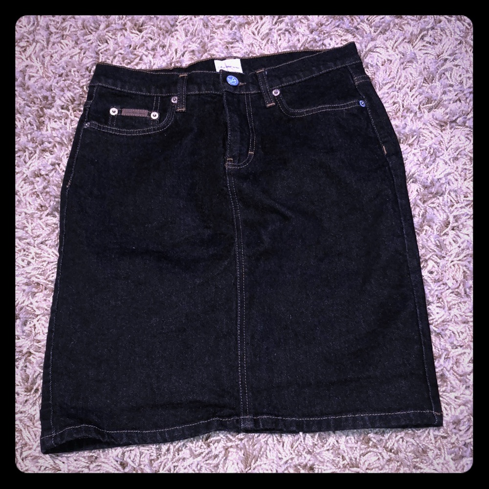 NWOT Calvin Klein Jean Denim Skirt